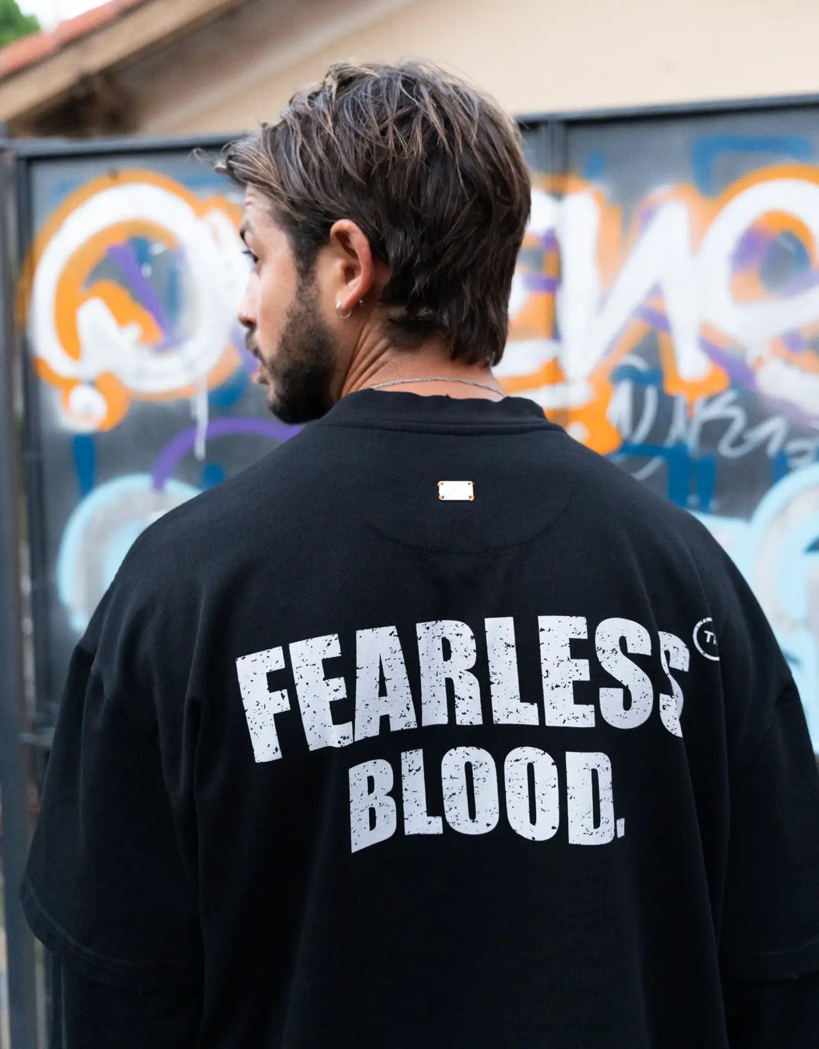 Fearless Blood Surprise Double Layered Oversized