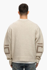 JorCustom Splitted Icon Knit Sweater