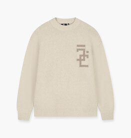 JorCustom Splitted Icon Knit Sweater