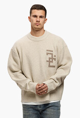 JorCustom Splitted Icon Knit Sweater