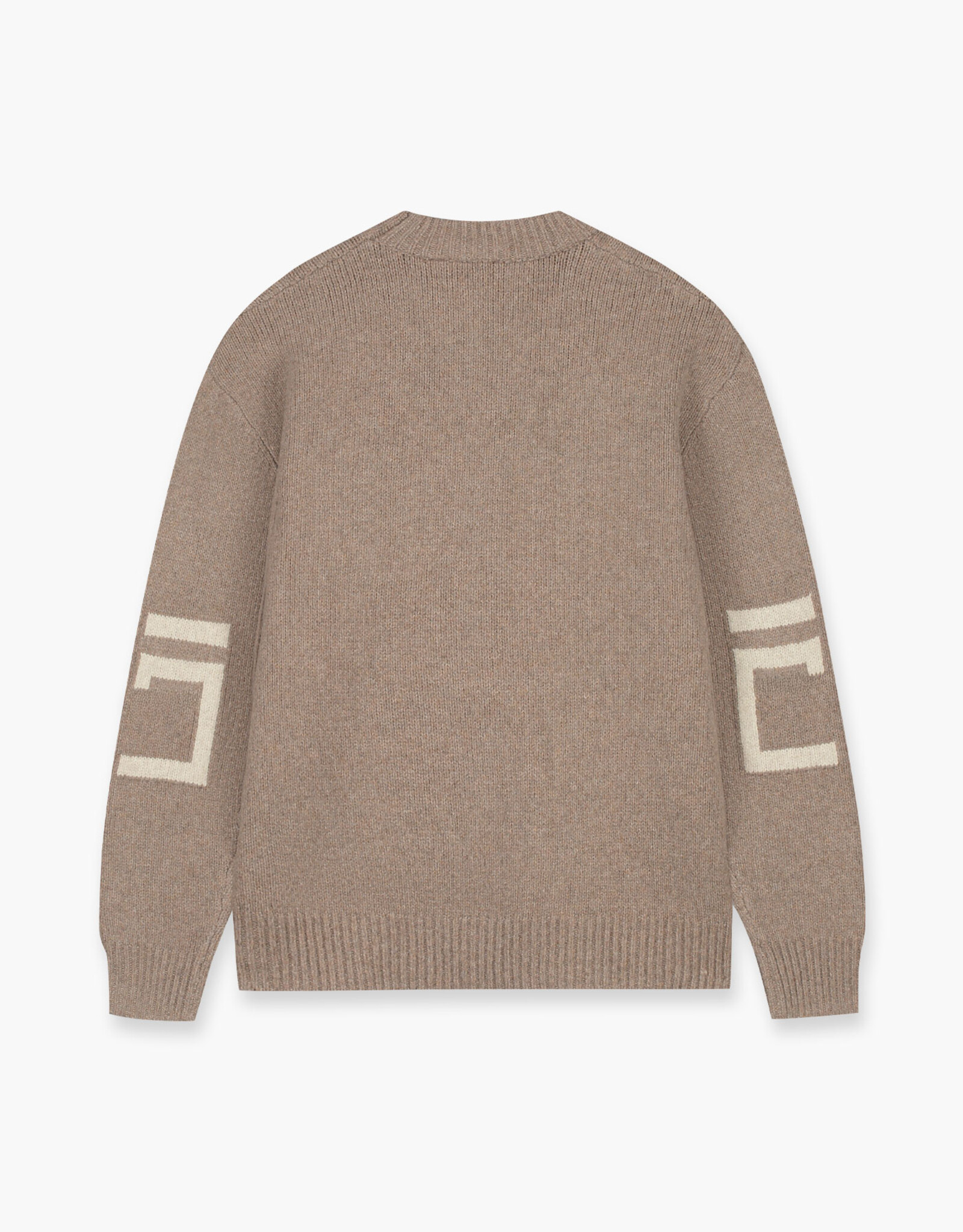 JorCustom Splitted Icon Knit Sweater