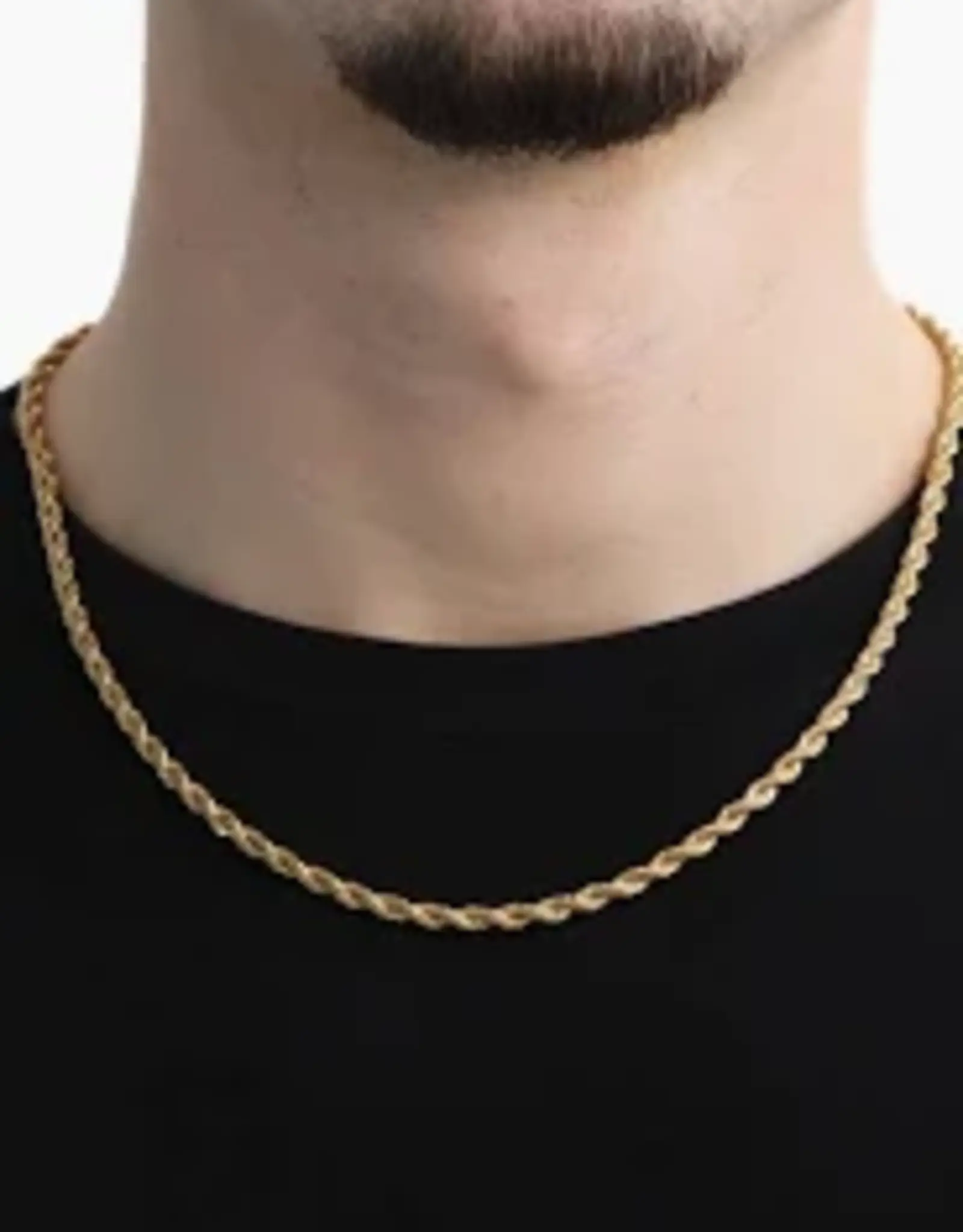 Fellini  Rope Chain 4mm (GOLD)