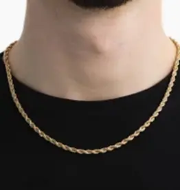 Fellini  Rope Chain 4mm (GOLD)