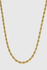 Fellini  Rope Chain 4mm (GOLD)