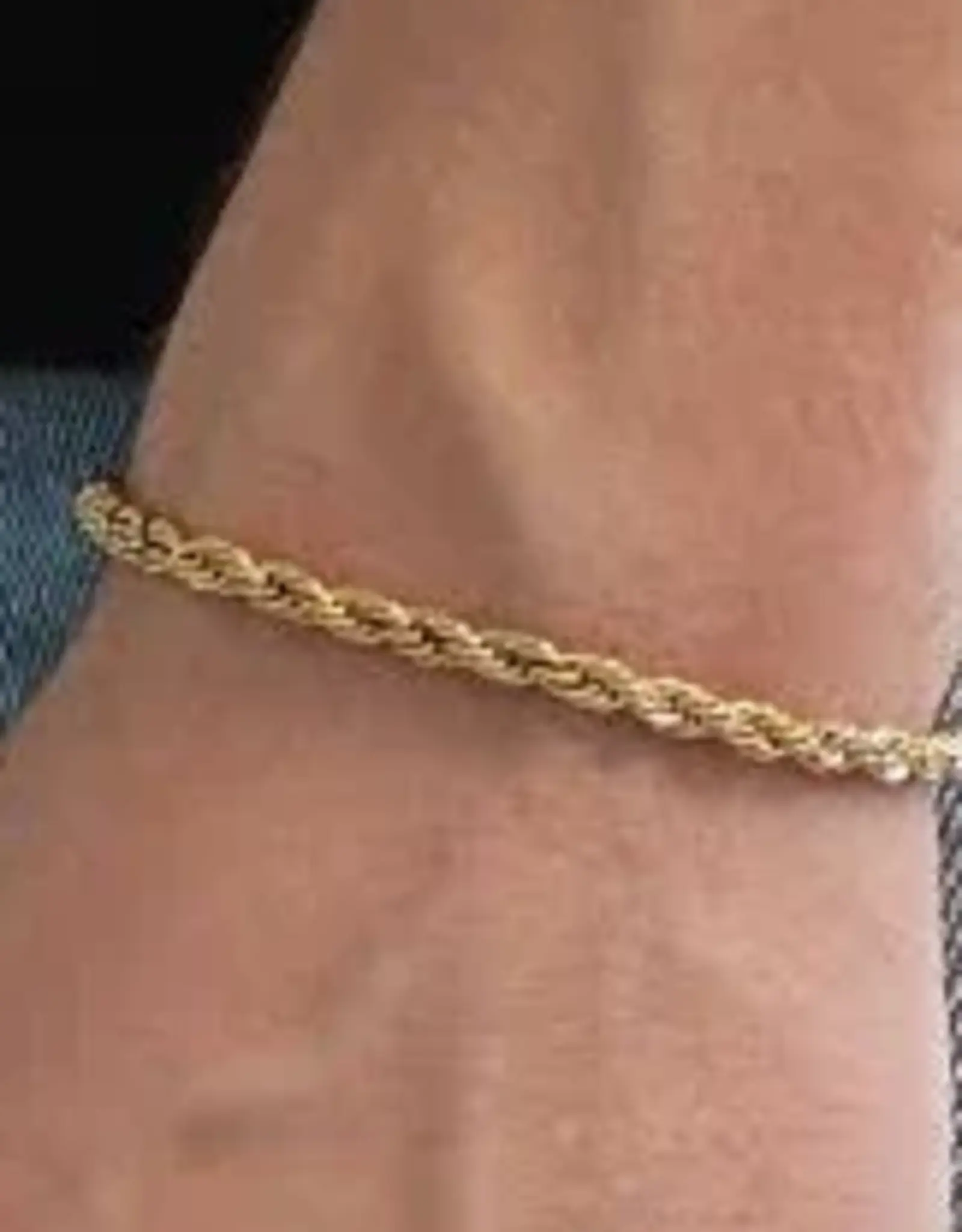 Fellini  Rope Bracelet 4mm (GOLD)