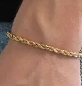 Fellini  Rope Bracelet 4mm (GOLD)