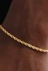 Fellini  Rope Bracelet 3mm (GOLD)