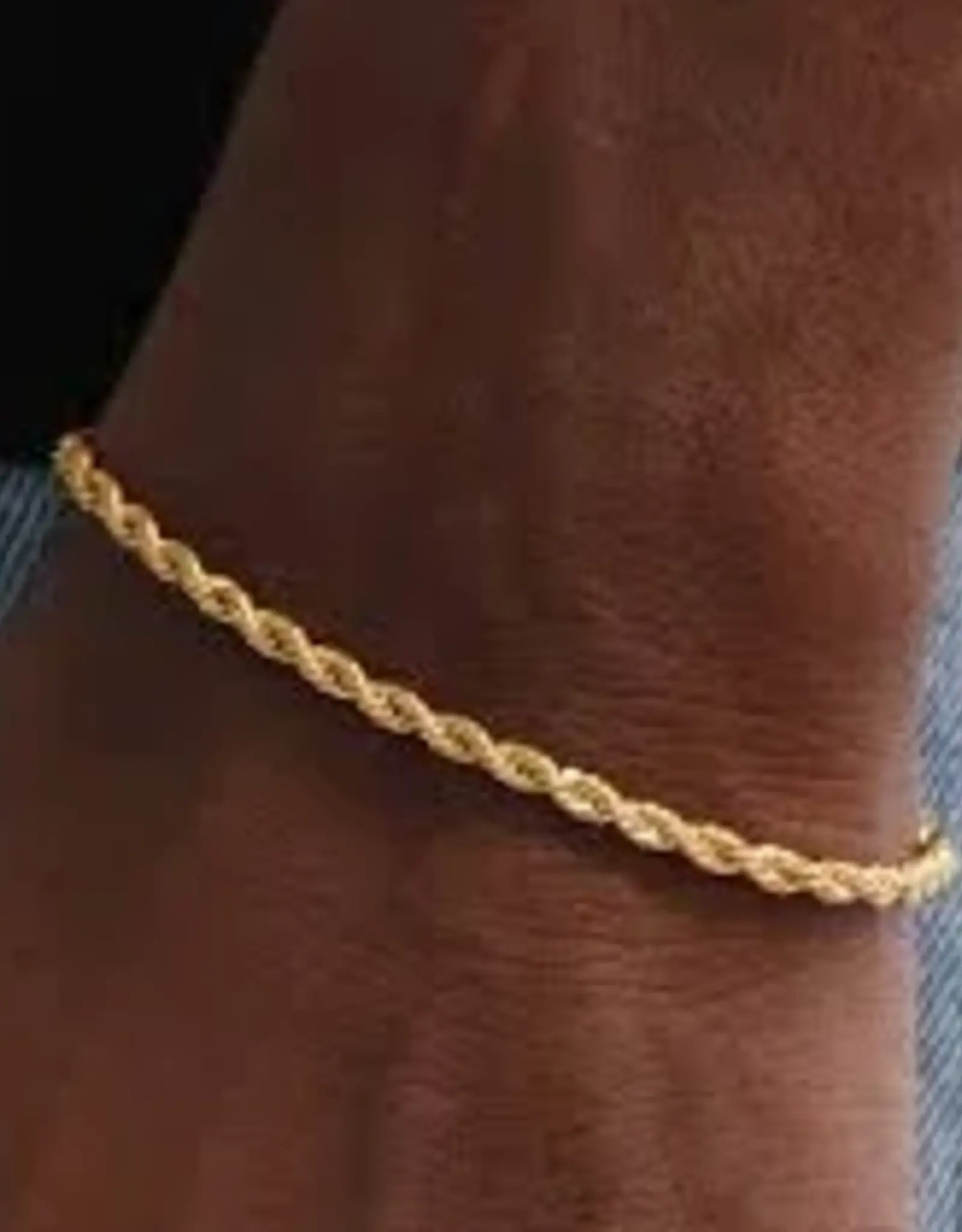 Fellini  Rope Bracelet 3mm (GOLD)