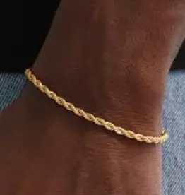 Fellini  Rope Bracelet 3mm (GOLD)