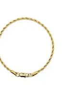Fellini  Rope Bracelet 3mm (GOLD)