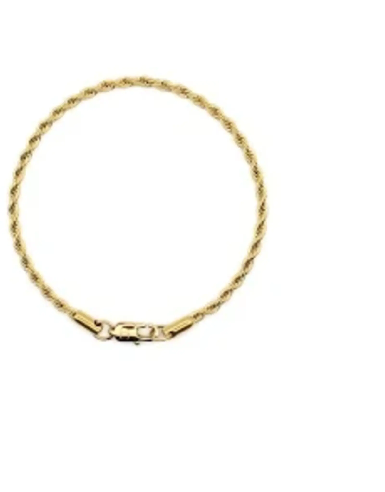 Fellini  Rope Bracelet 3mm (GOLD)