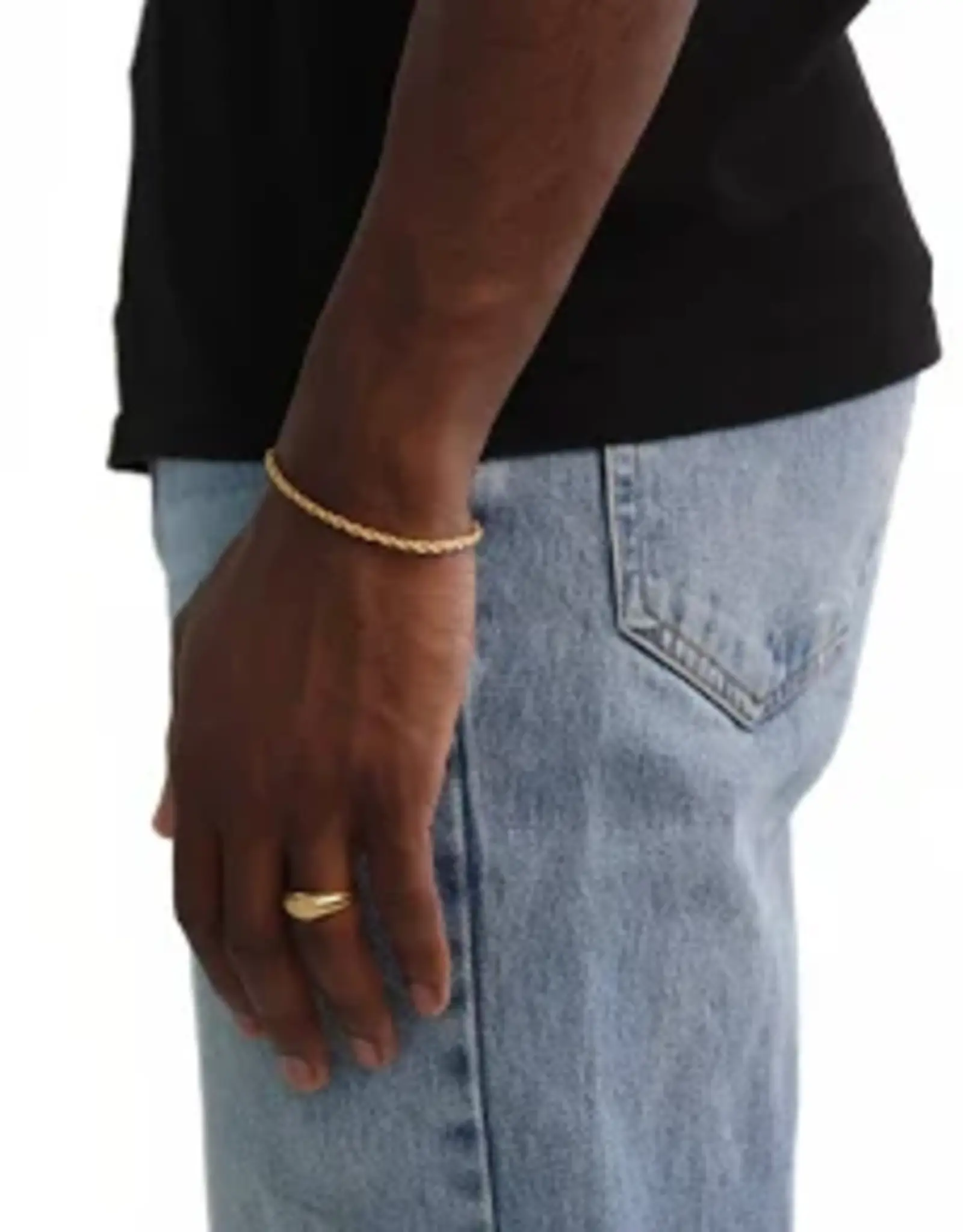 Fellini  Rope Bracelet 3mm (GOLD)