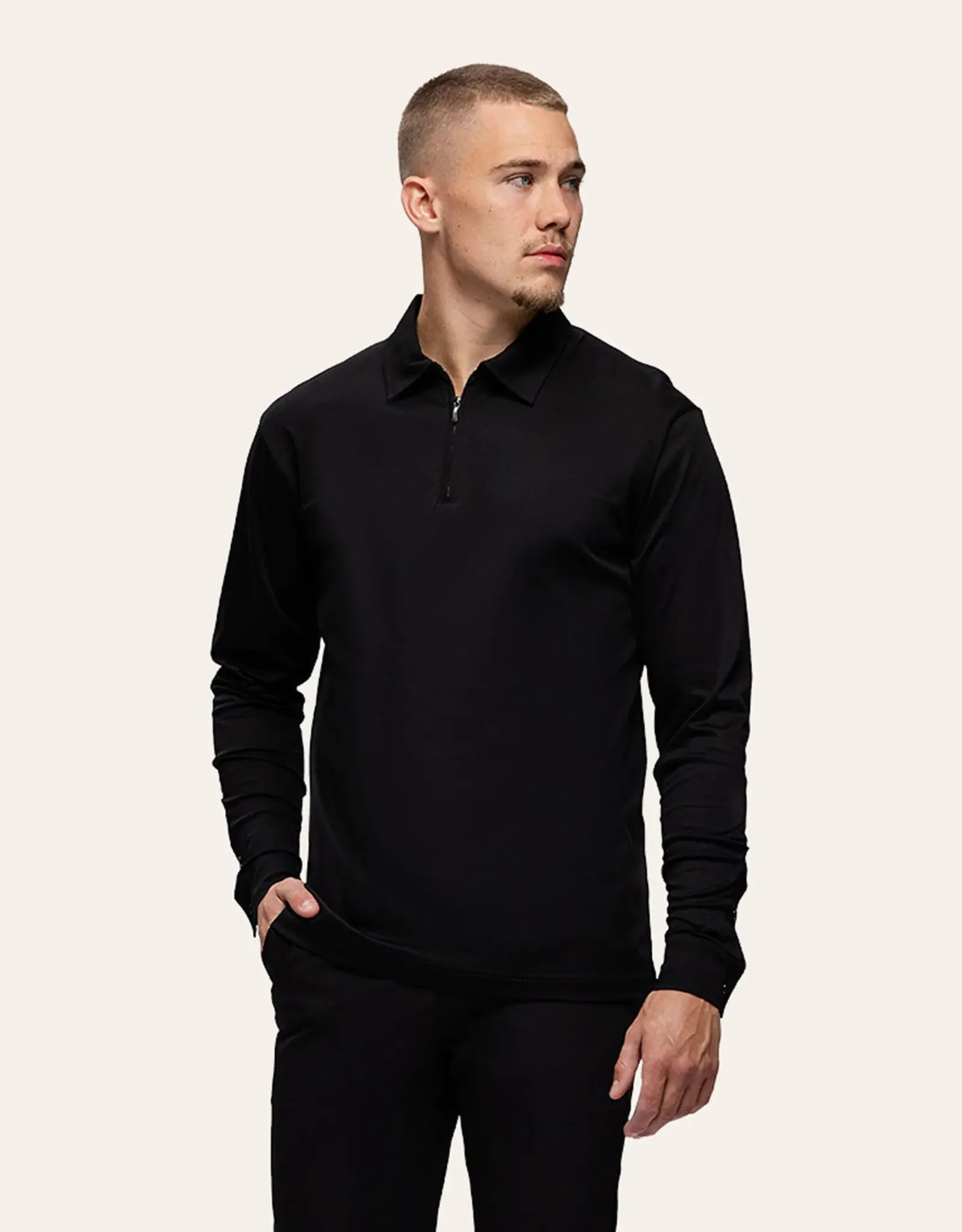 Tria D'oro Polo Longsleeve