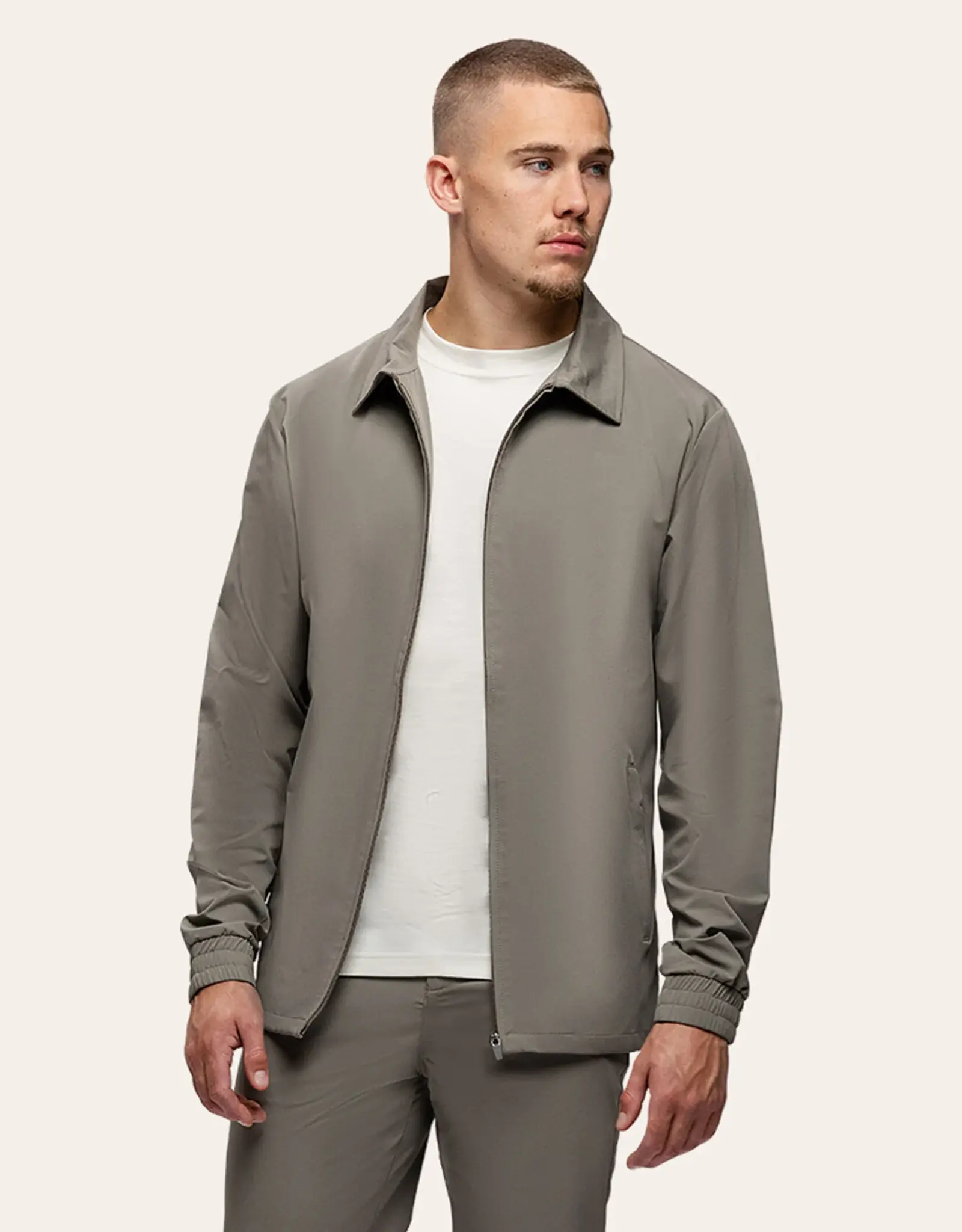 Tria D'oro Tracksuit Jacket with Collar