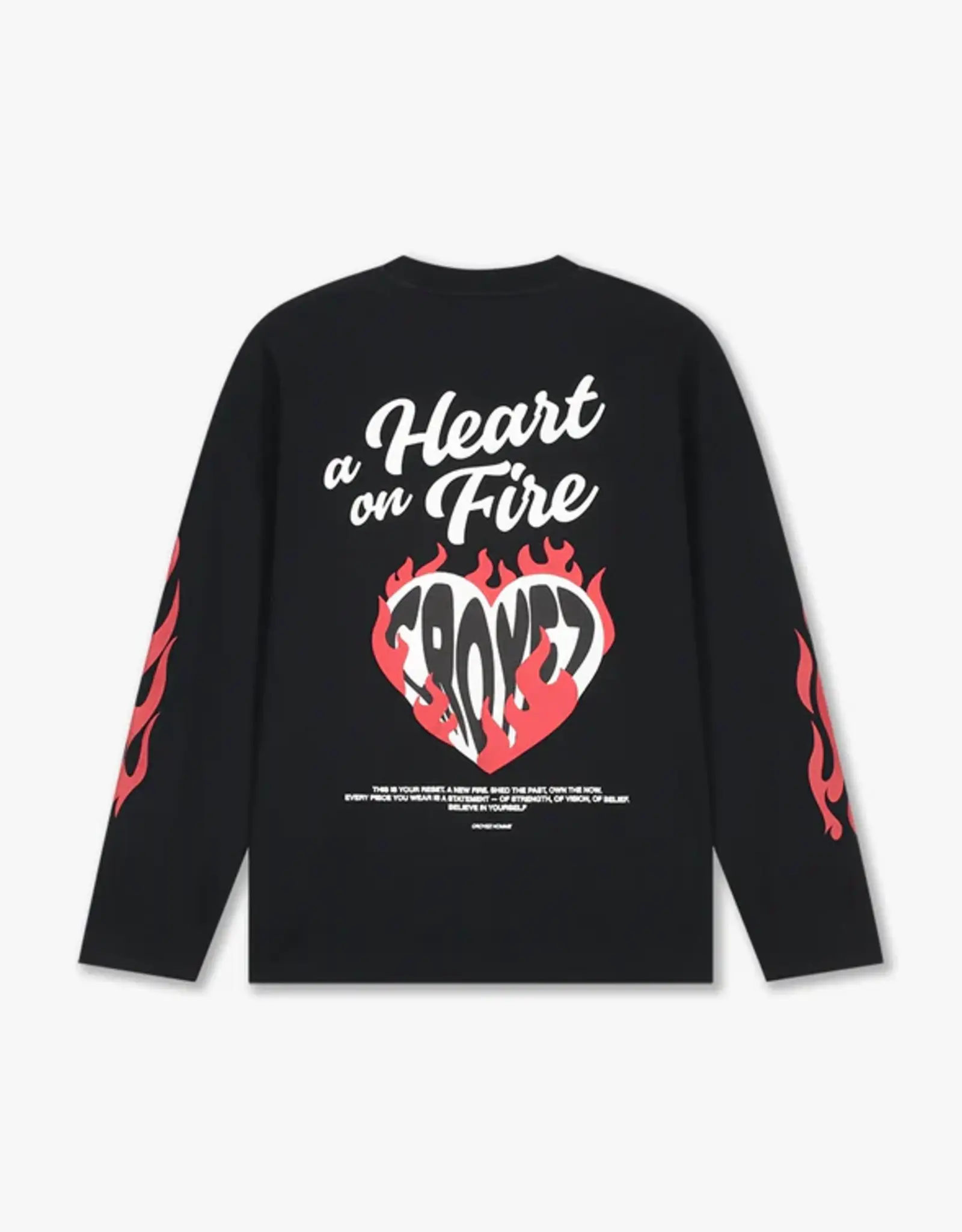 Croyez Croyez Heart On Fire Longsleeve