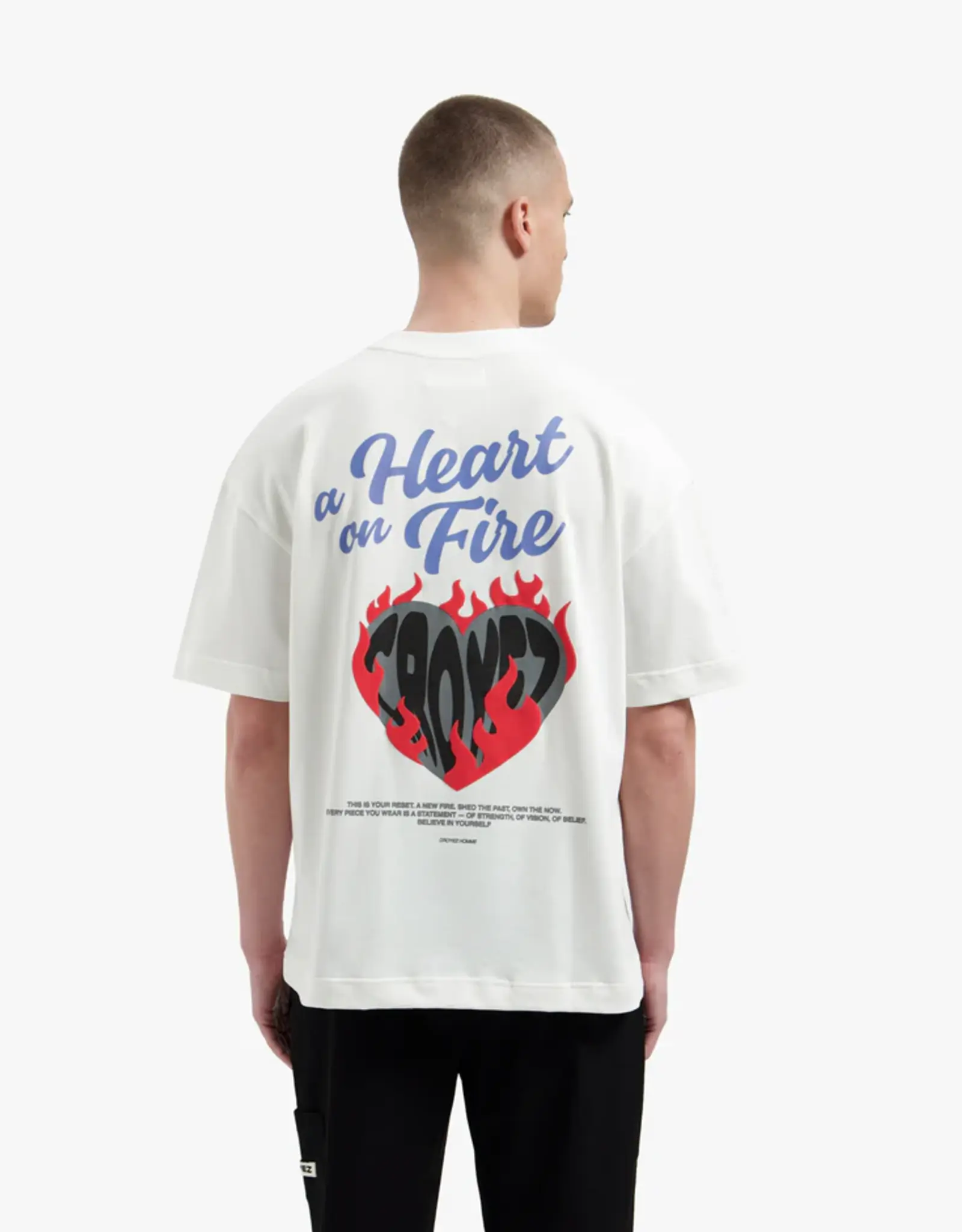 Croyez Croyez Heart On Fire T-Shirt
