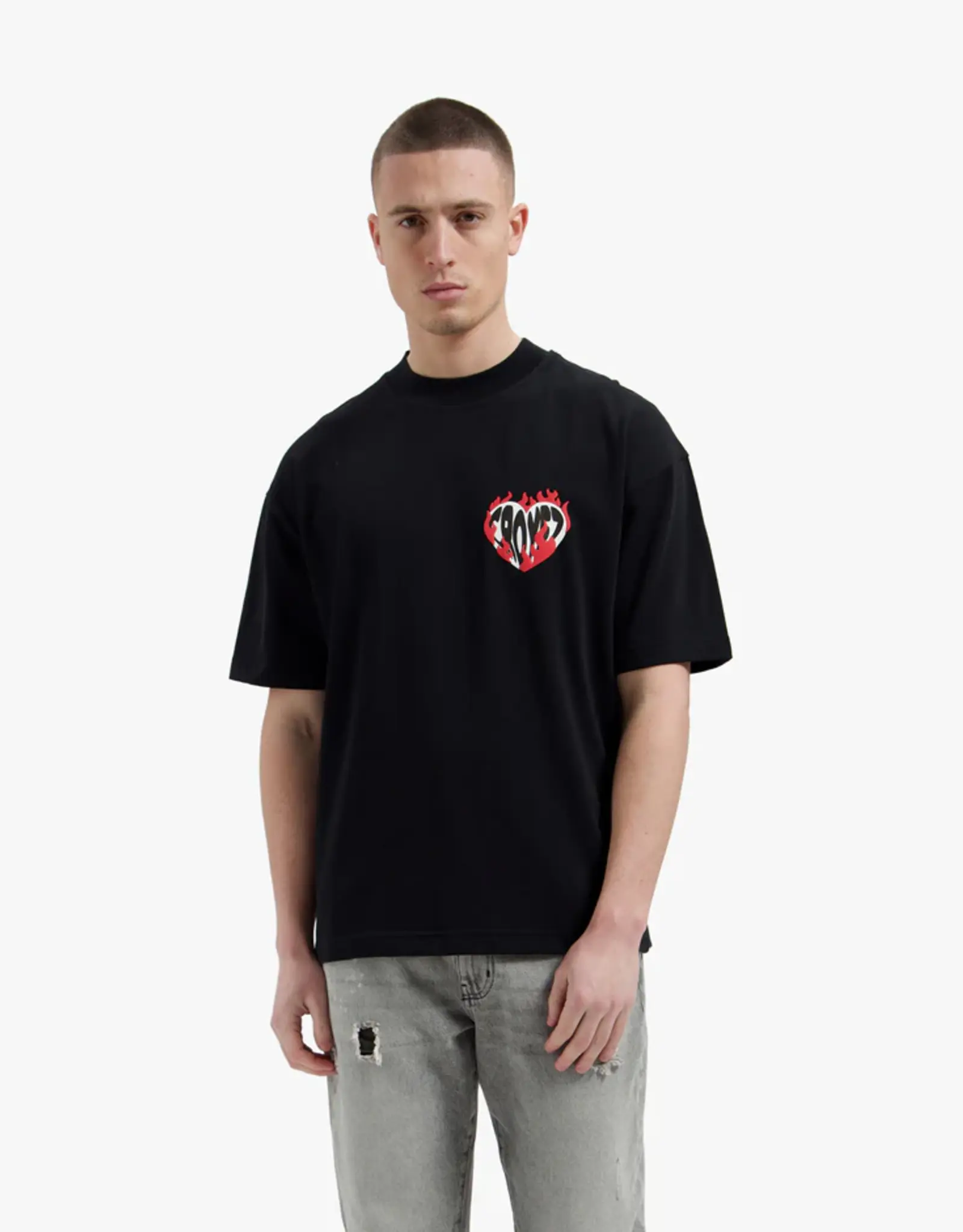Croyez Croyez Heart On Fire T-Shirt