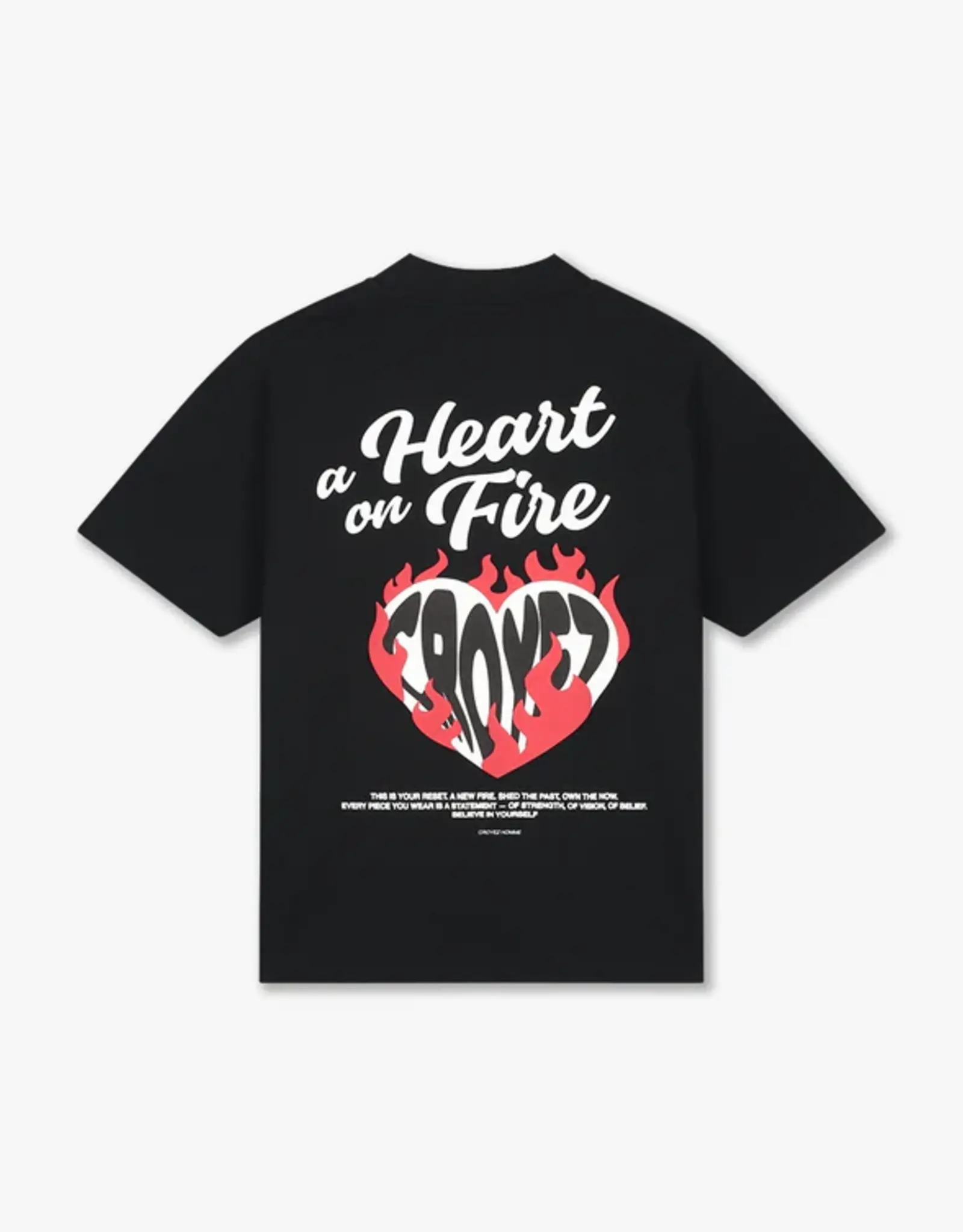 Croyez Croyez Heart On Fire T-Shirt