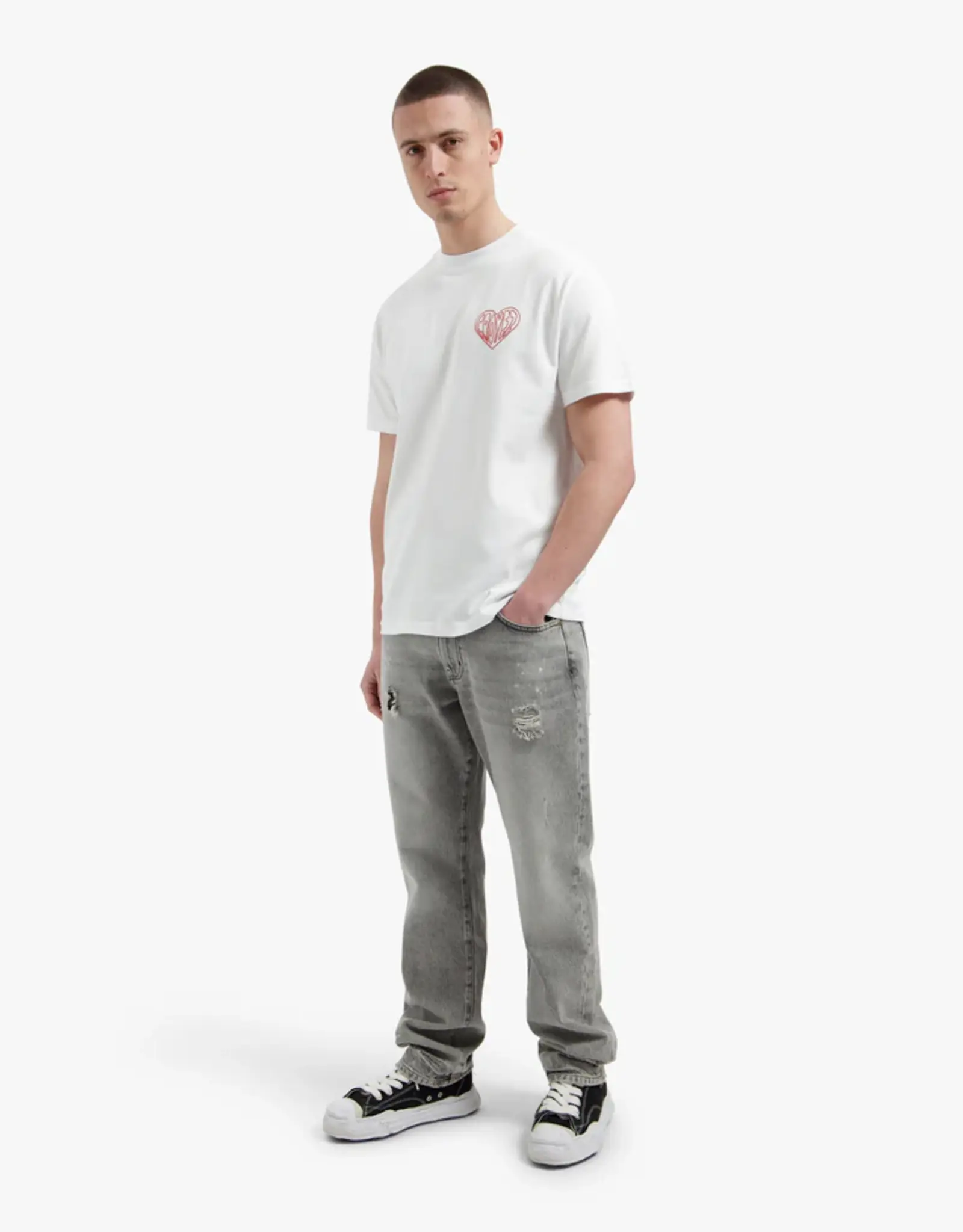 Croyez Croyez Stitched Heart T-Shirt