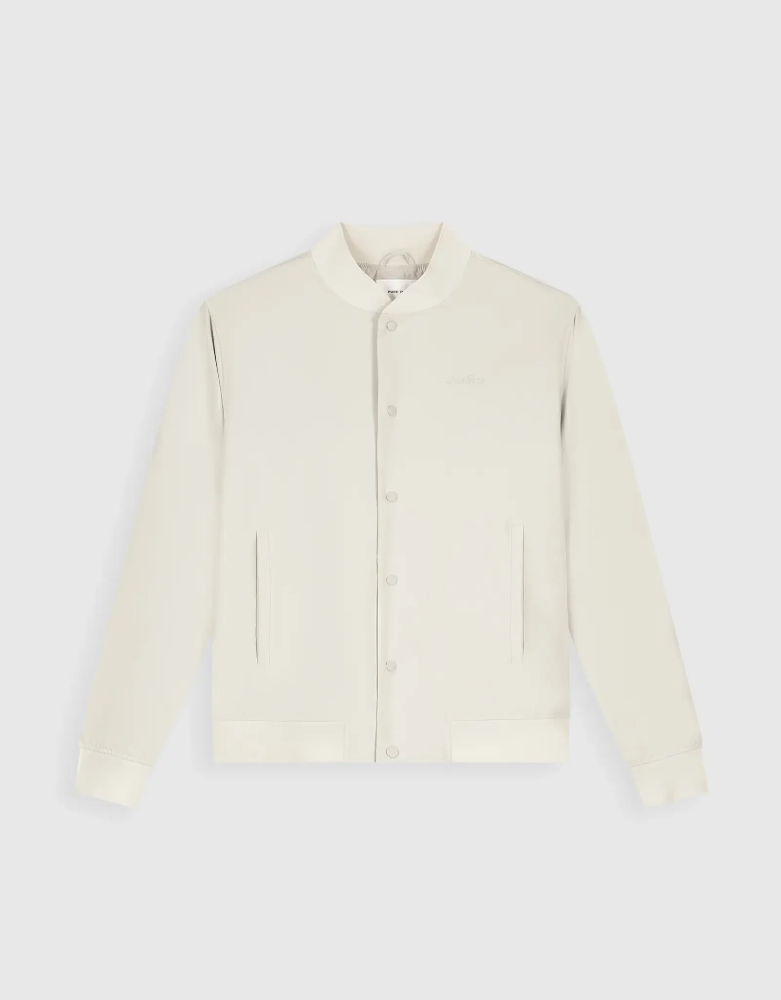 Pure Path Travel Stretch Bomber Jacket