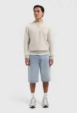 Pure Path Ladder Stitch Knit Sweater