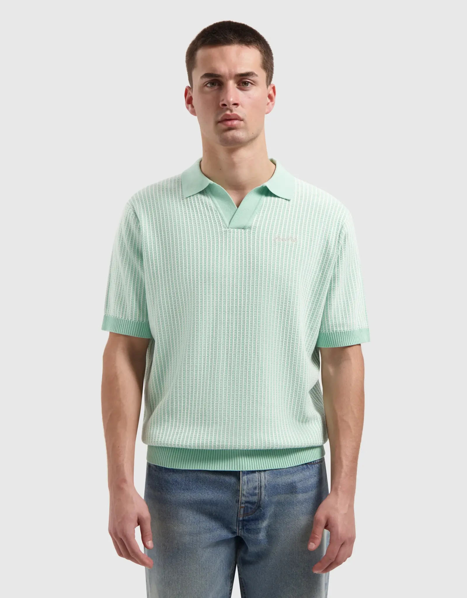 Pure Path Ladder Stitch Polo