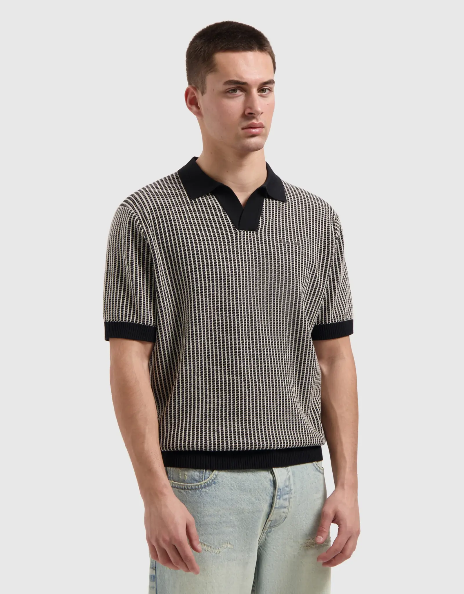 Pure Path Ladder Stitch Polo