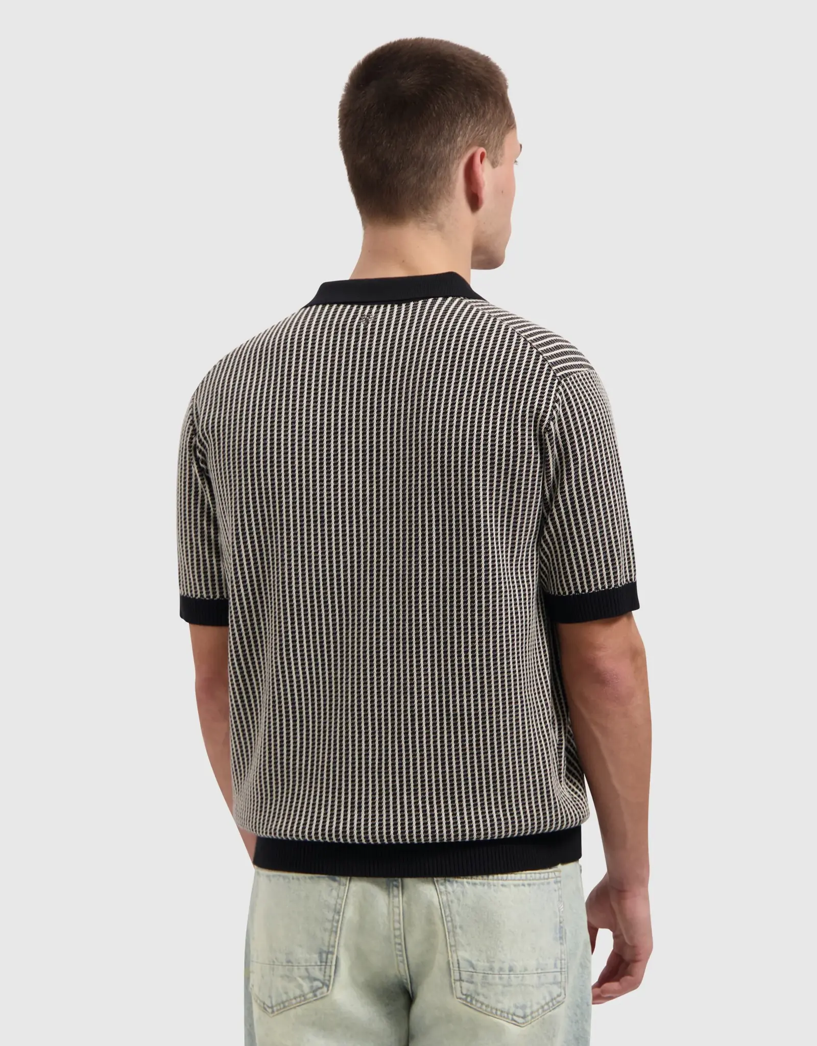 Pure Path Ladder Stitch Polo