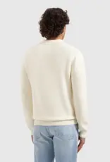 Pure Path Embroidered Braided Knit Polo