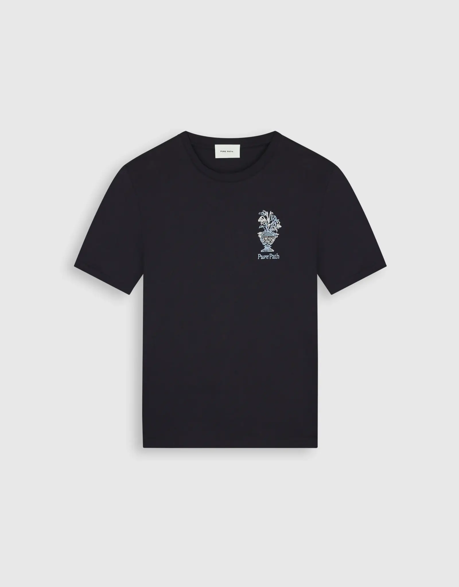 Pure Path Embroidered Vase T-Shirt