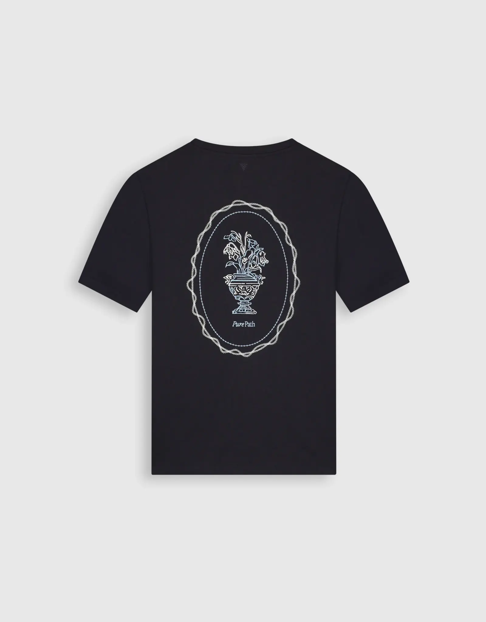 Pure Path Embroidered Vase T-Shirt