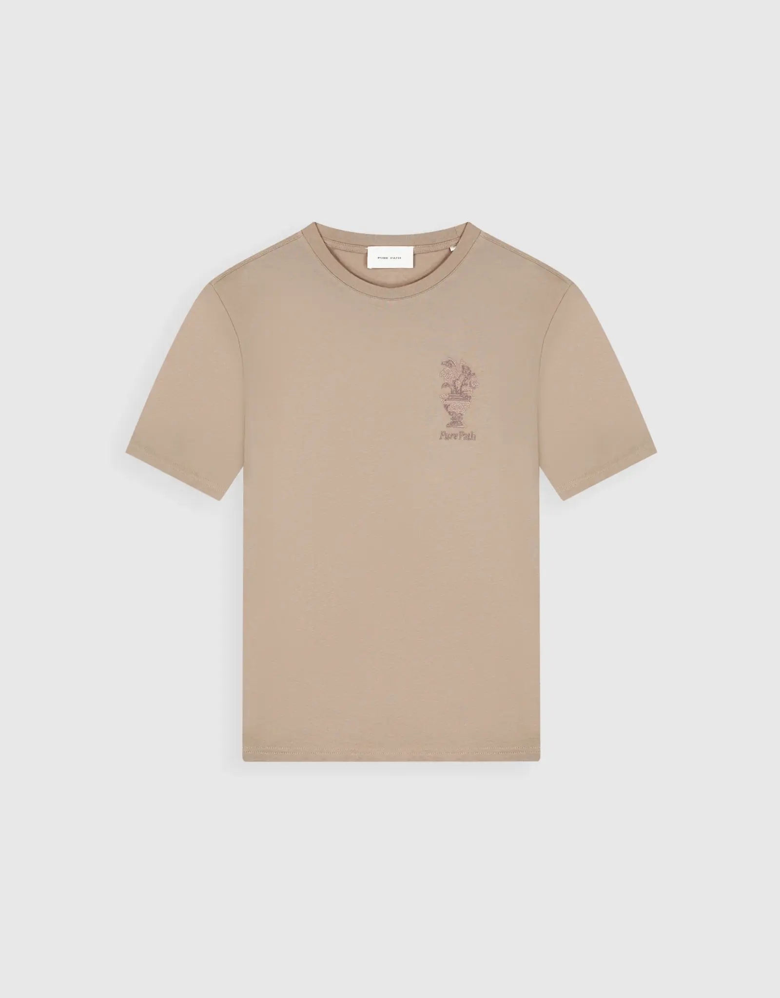 Pure Path Embroidered Vase T-Shirt