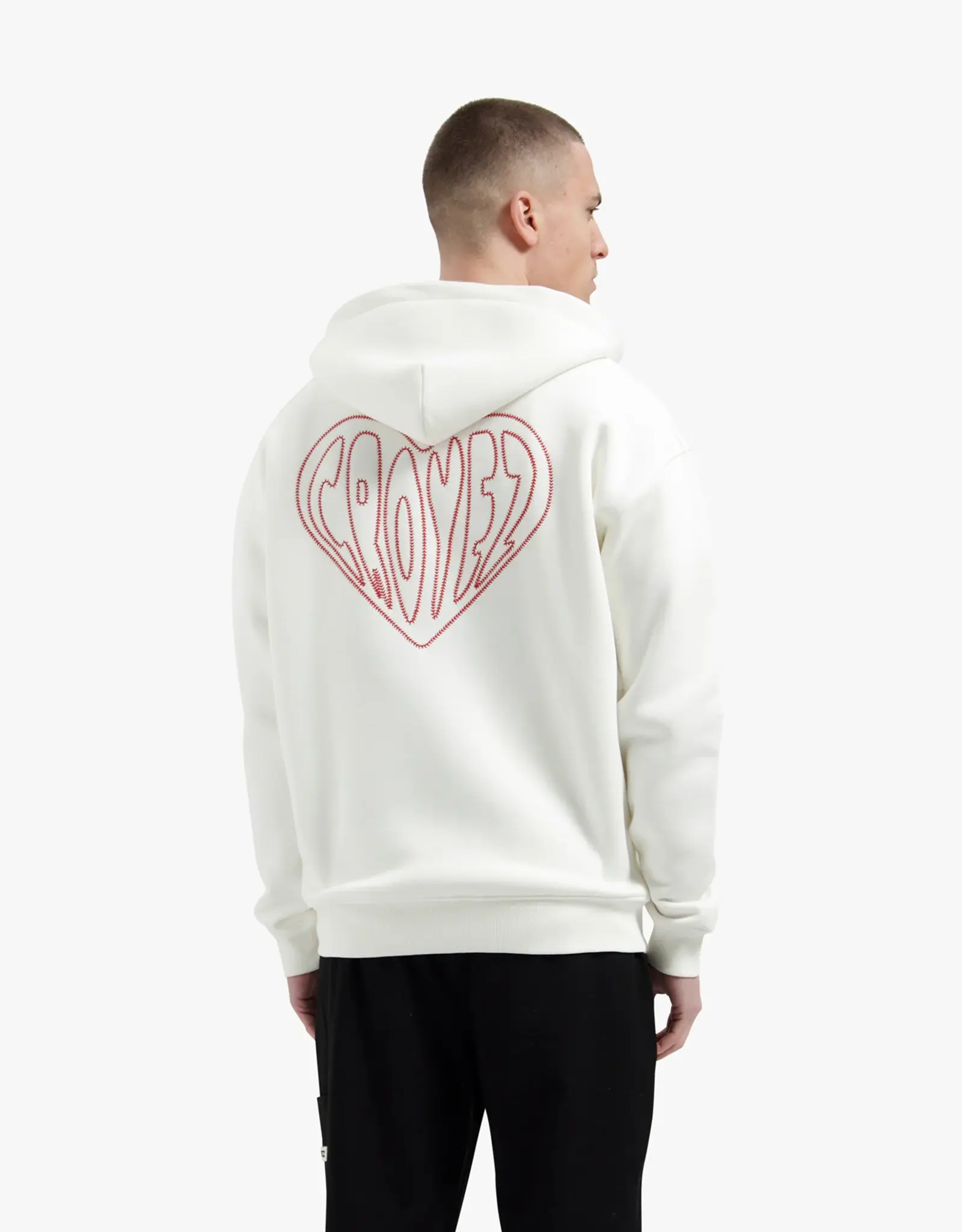 Croyez Croyez Stitched Heart Zip Hoodie