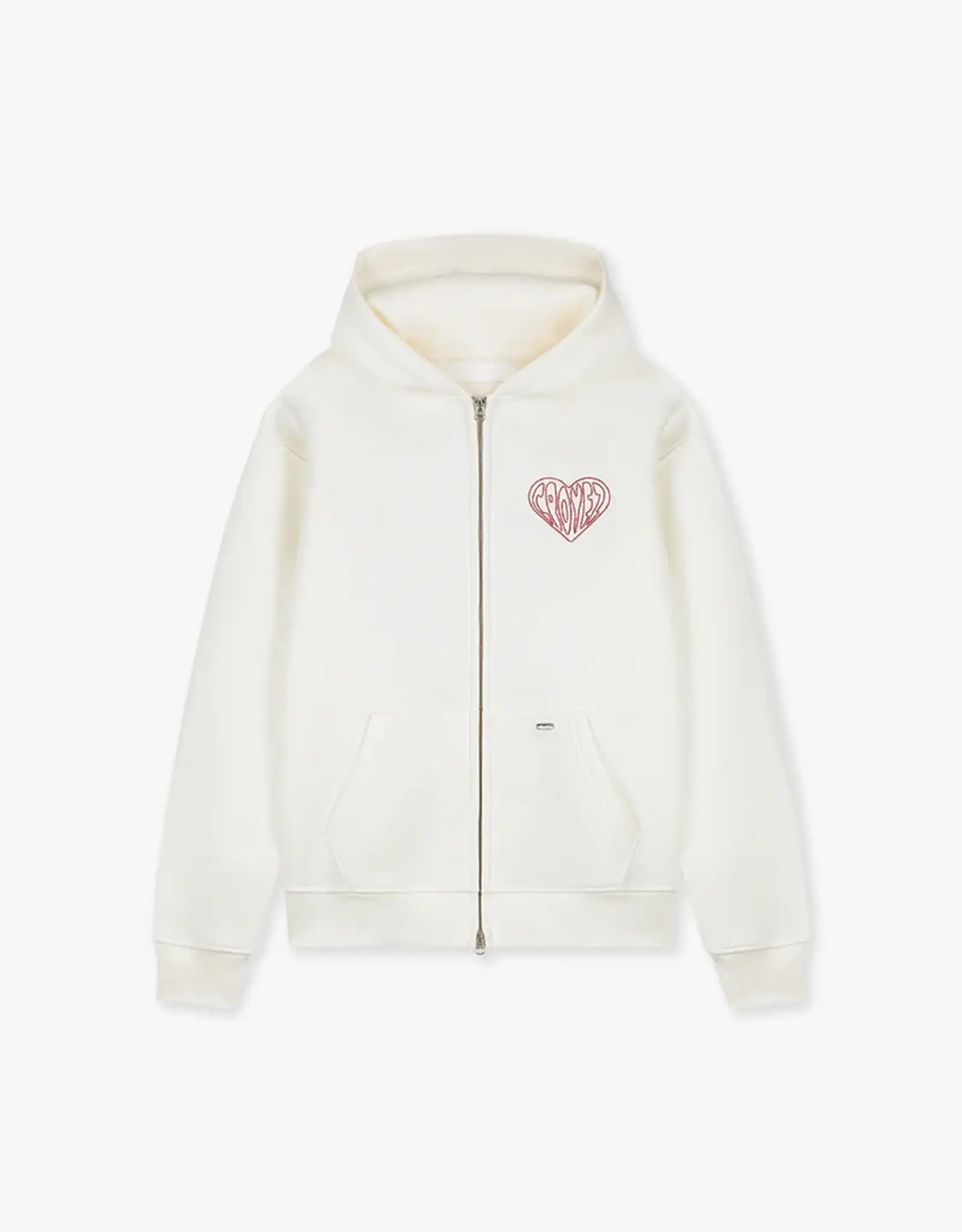 Croyez Croyez Stitched Heart Zip Hoodie