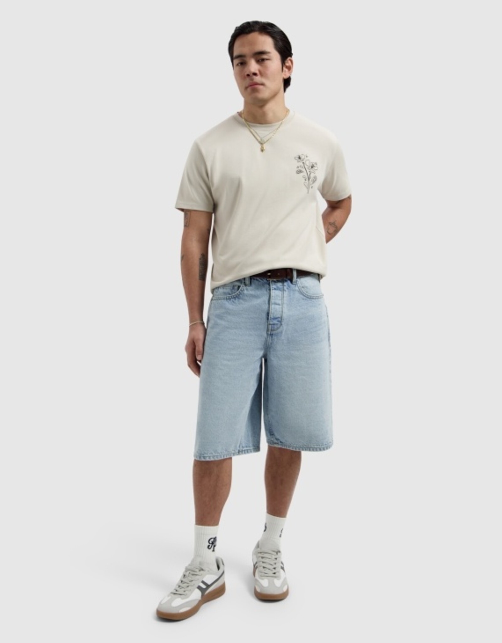 Pure Path Embroidered Flower T-shirt