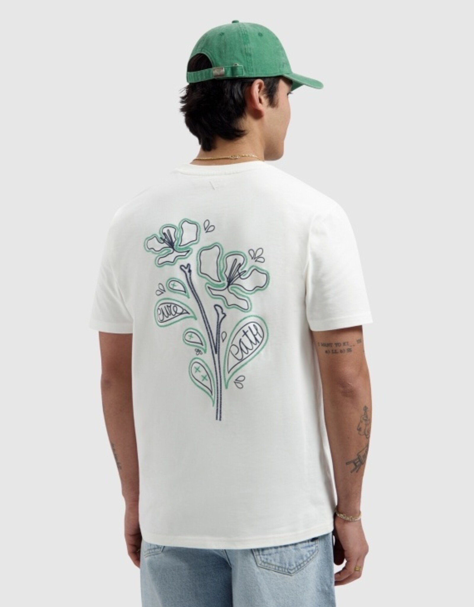Pure Path Embroidered Flower T-shirt