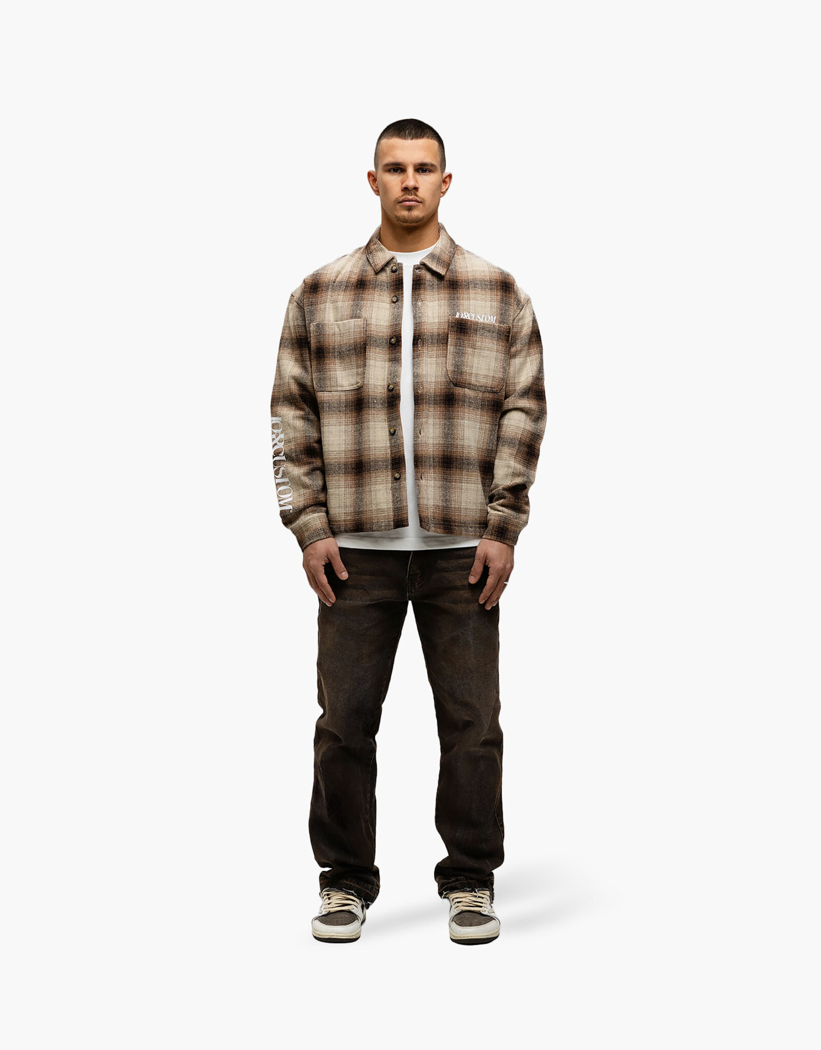 JorCustom Flannel Overshirt Regular Fit