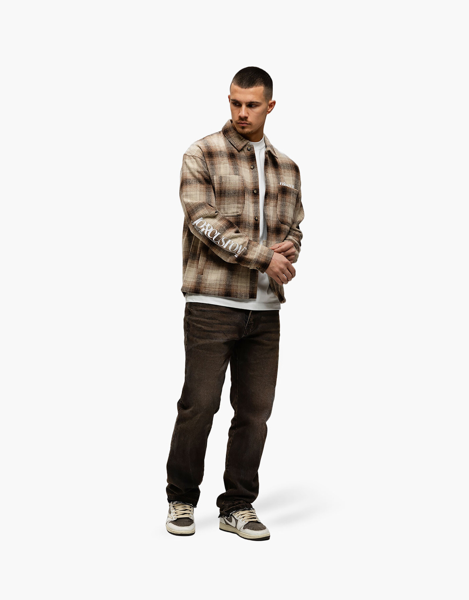 JorCustom Flannel Overshirt Regular Fit