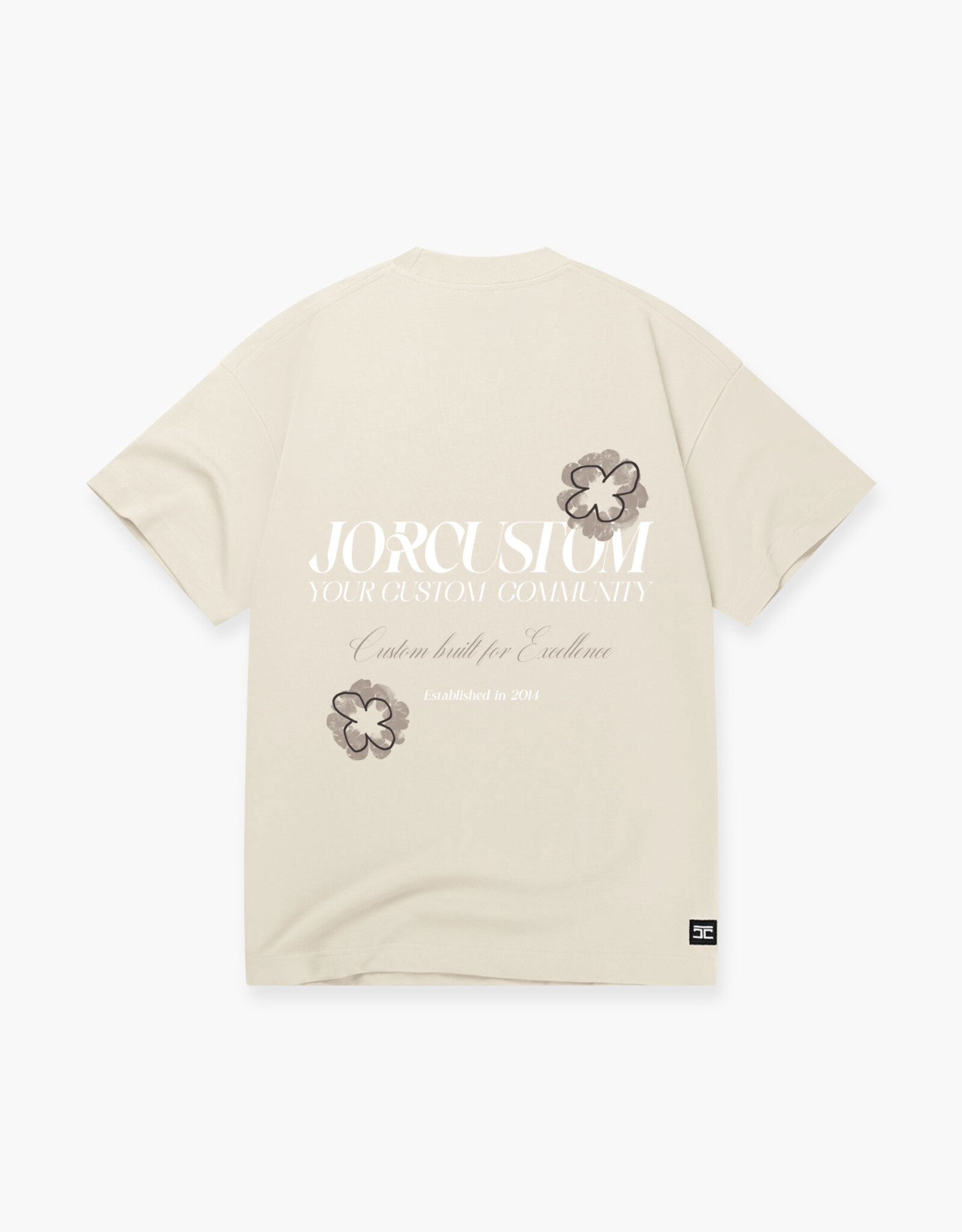 JorCustom Flower Tee Loose Fit