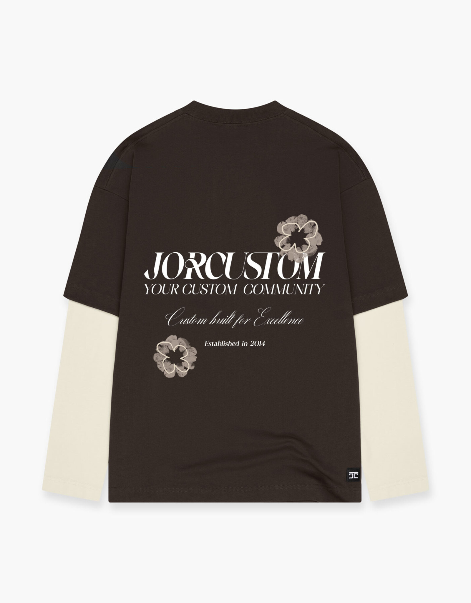 JorCustom Flowers Double Layerd Longsleeve