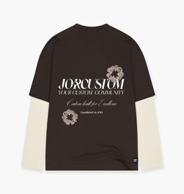 JorCustom Flowers Double Layerd Longsleeve
