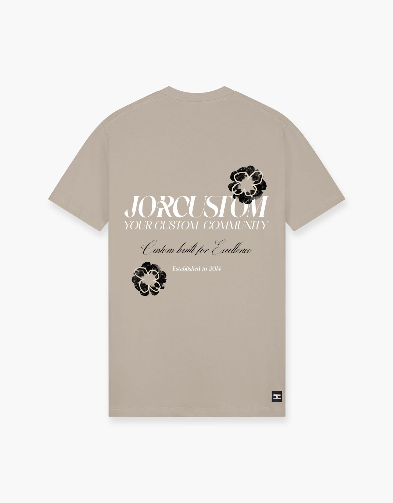 JorCustom Flower Tee Slim Fit