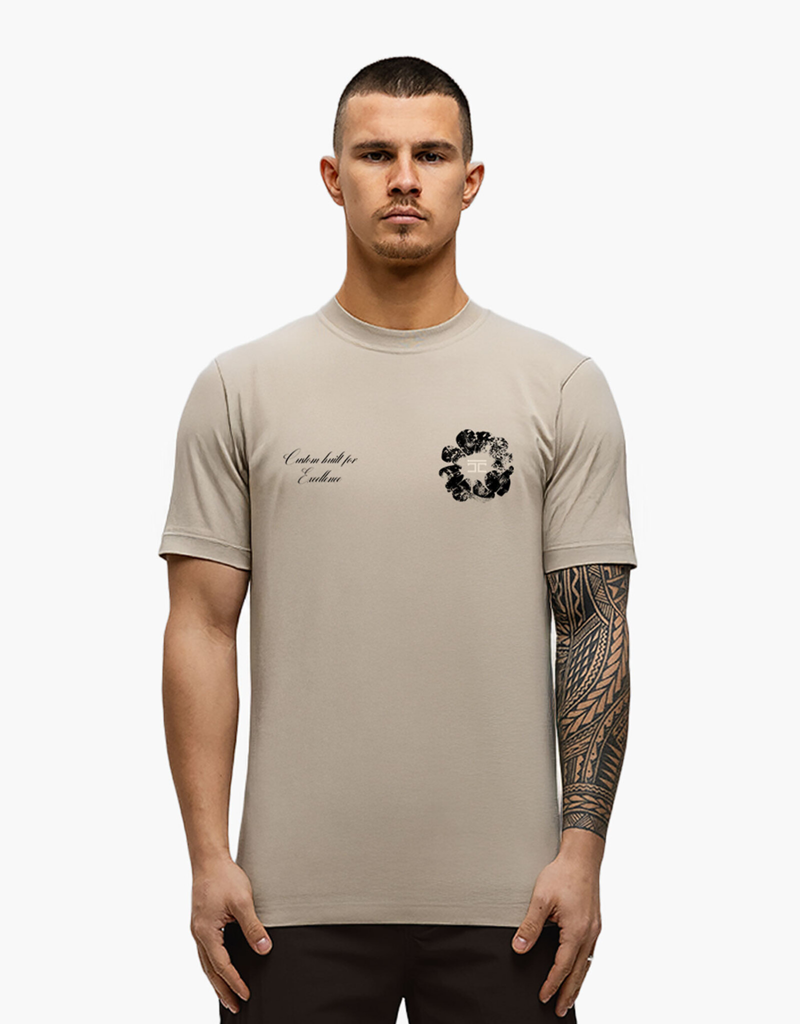 JorCustom Flower Tee Slim Fit