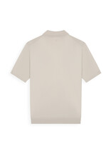 Pure Path Flat Knit Half-zip Polo