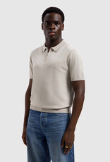 Pure Path Flat Knit Half-zip Polo