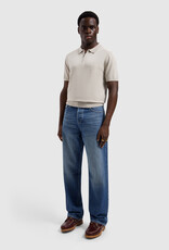 Pure Path Flat Knit Half-zip Polo