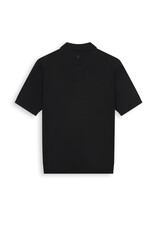 Pure Path Flat Knit Half-zip Polo