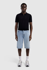 Pure Path Flat Knit Half-zip Polo