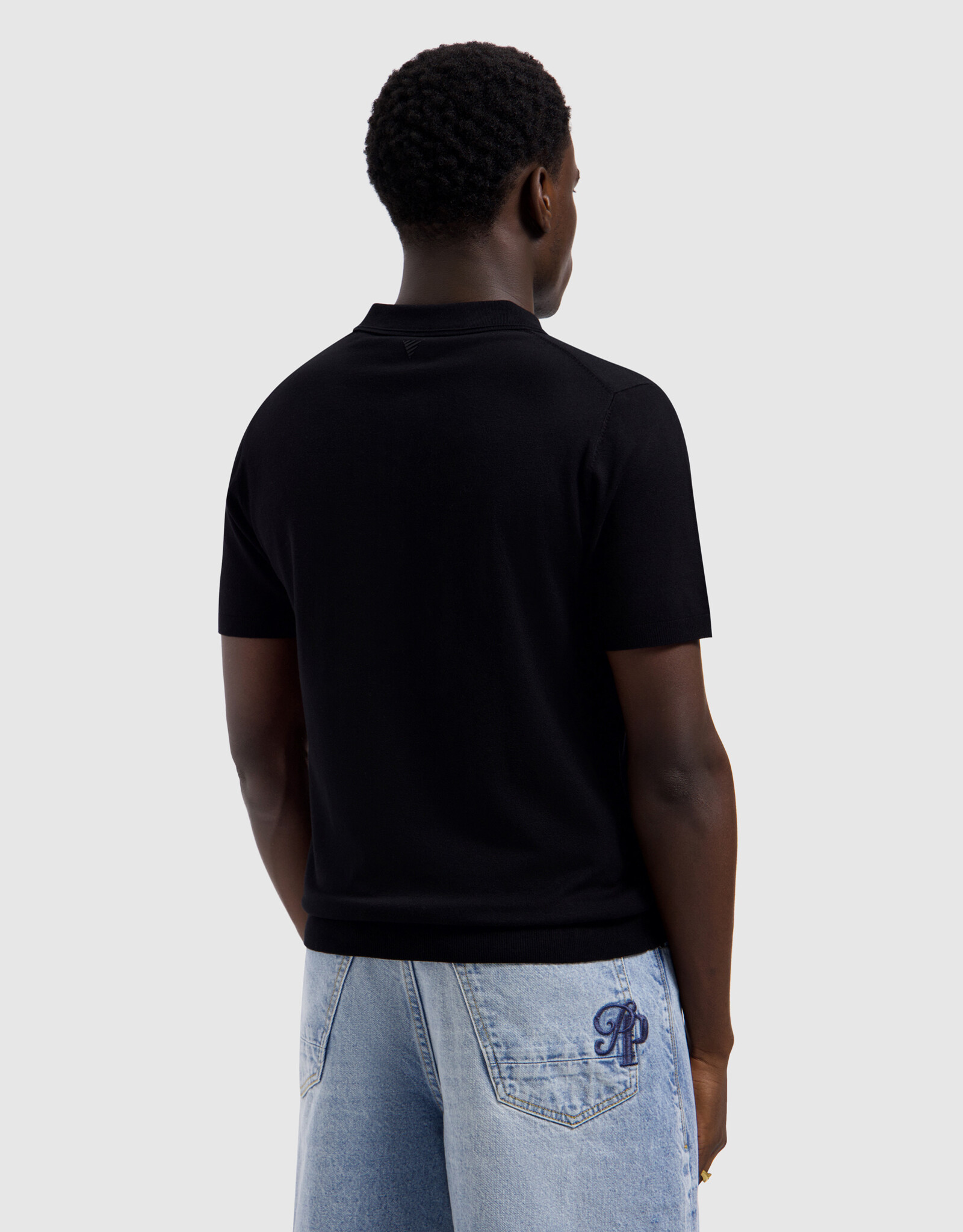 Pure Path Flat Knit Half-zip Polo