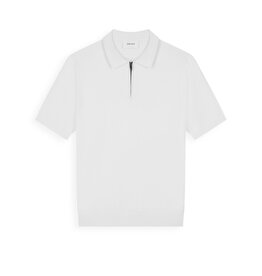 Pure Path Flat Knit Half-zip Polo